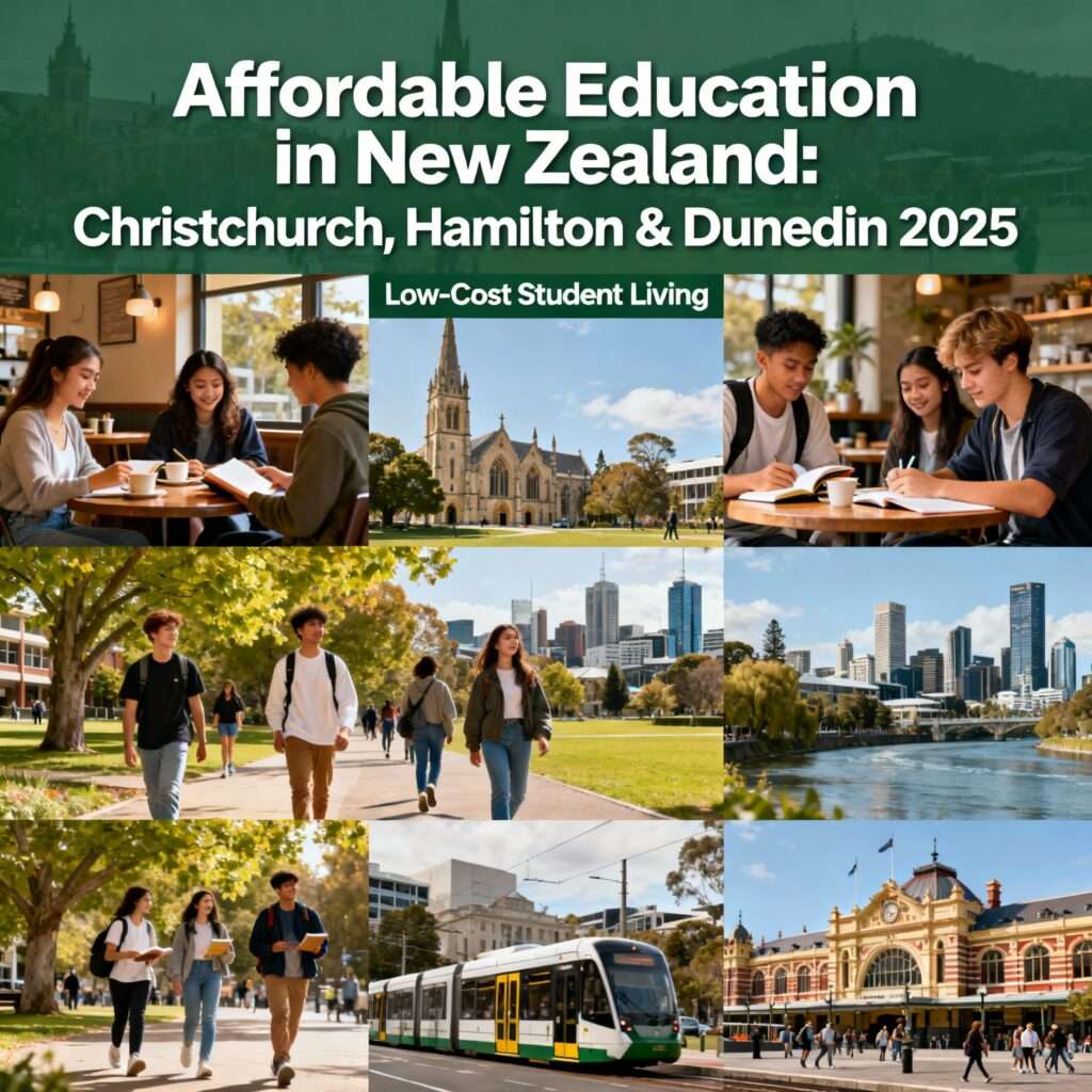 Top 5 Cheapest Cities to Study in New Zealand