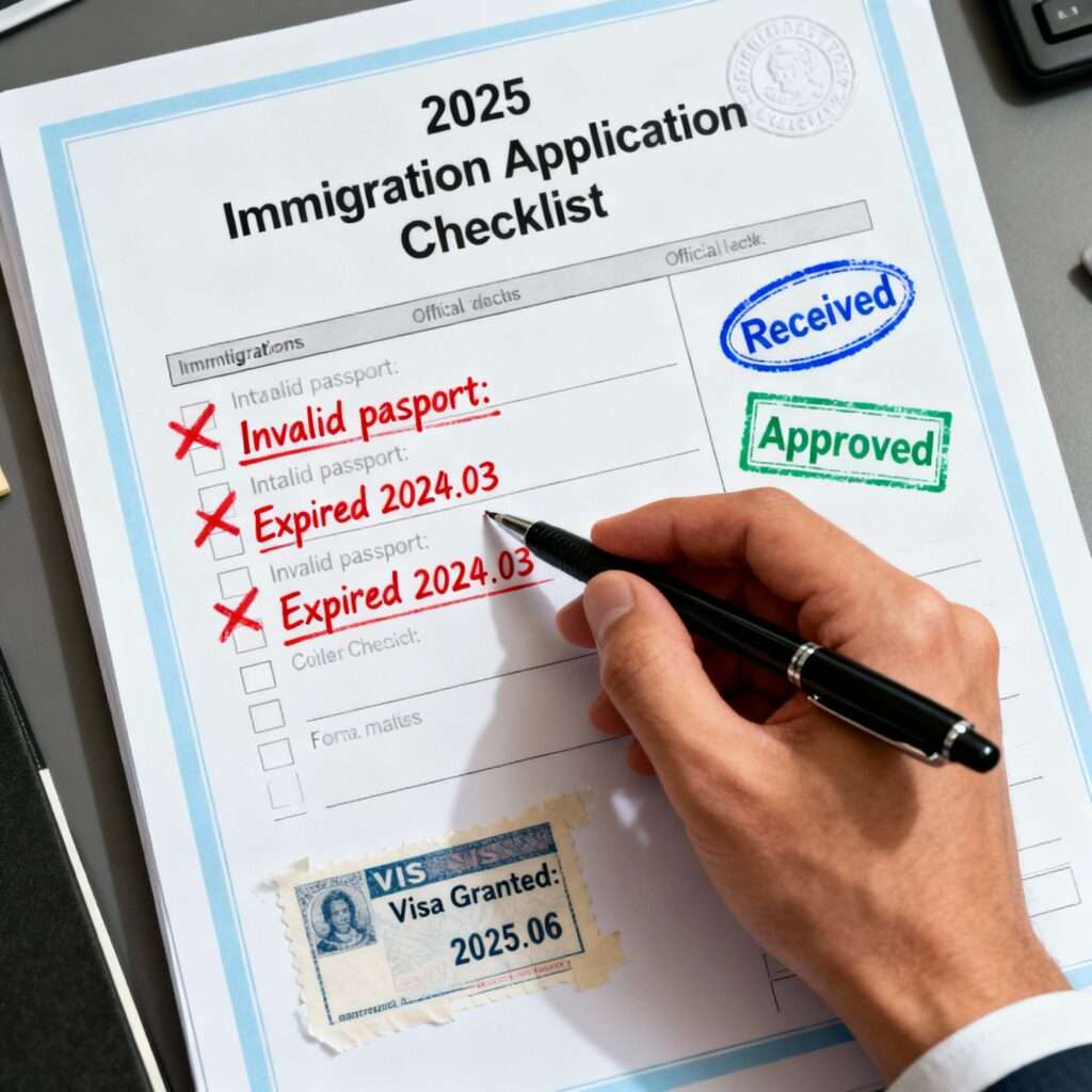 immigration application mistakes