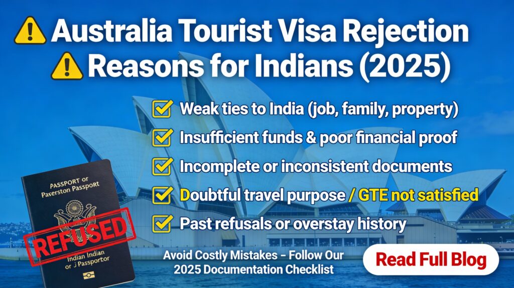 australia tourist visa
rejection reasons
indians
australia visa for indians
