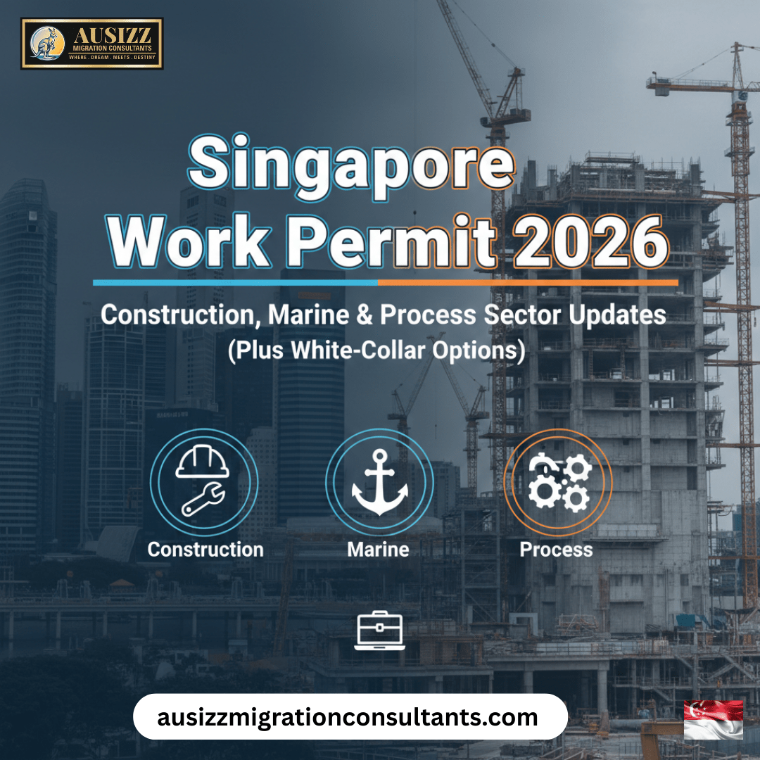 Singapore Work Permit 2026: Sectors, Process & White-Collar Job Options