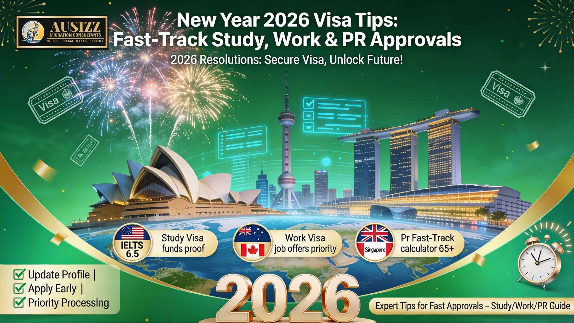 New Year 2026 Visa Tips: Fast-Track Study, Work & PR Approvals