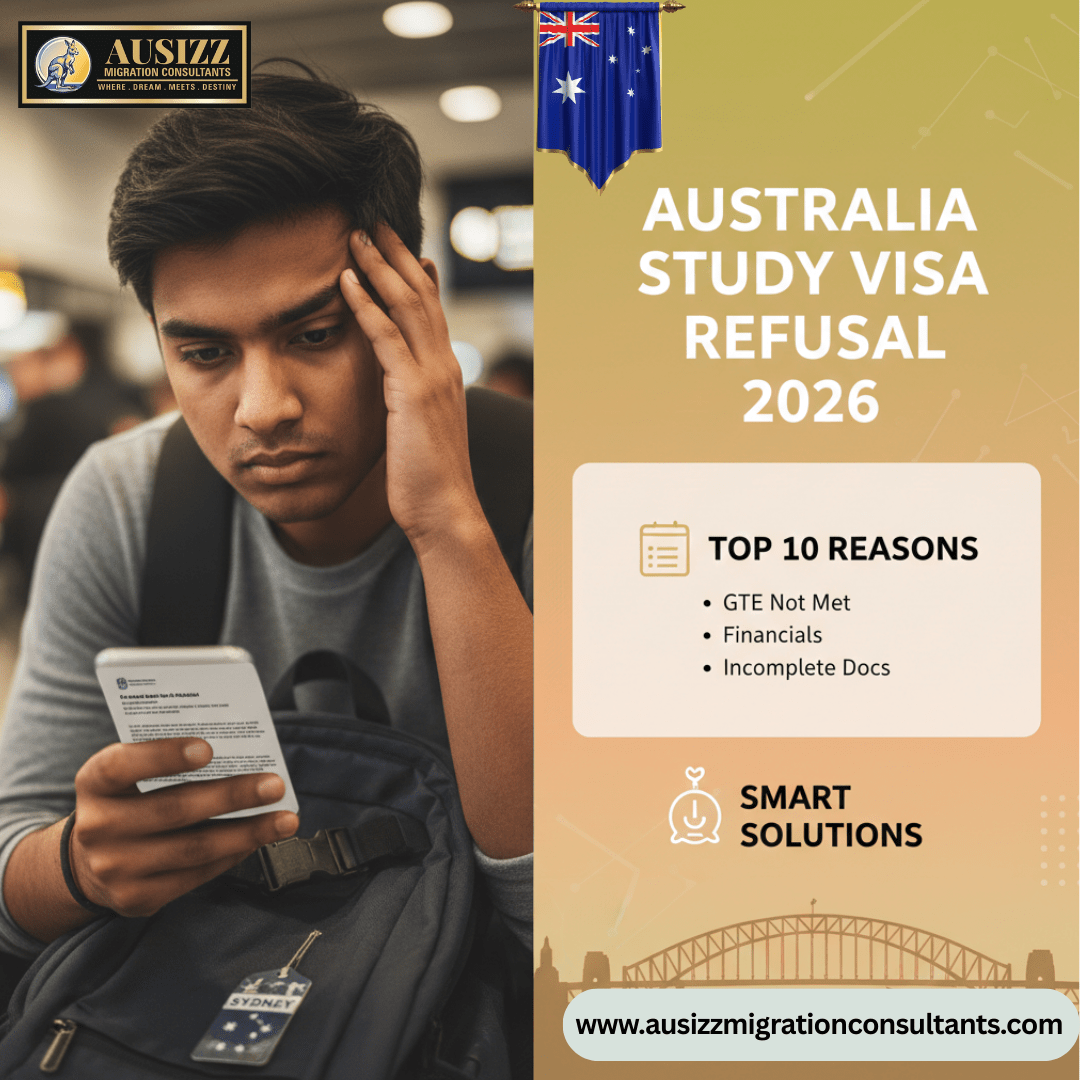 Australia Study Visa Refusal 2026: Top 10 Reasons & Smart Solutions