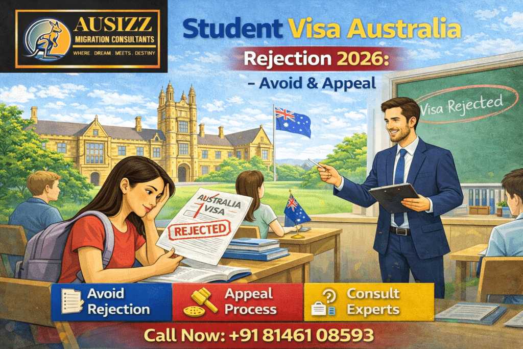 student visa australia
visa rejection reasons
study in australia visa
