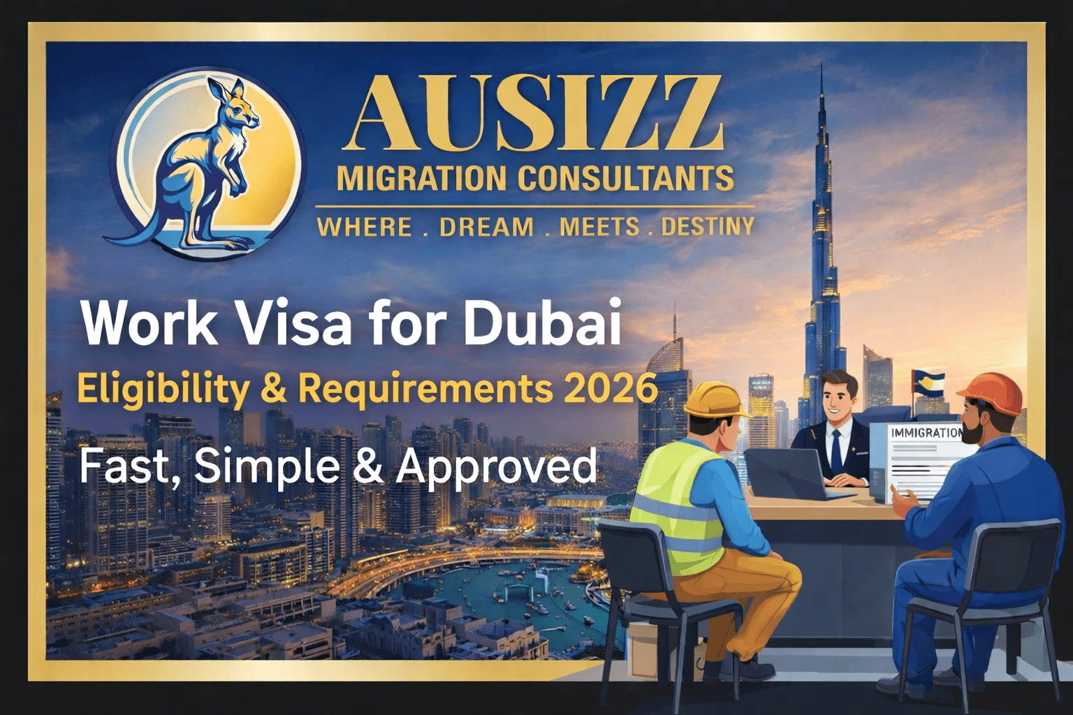 Work Visa for Dubai Eligibility & Requirements 2026 – Fast, Simple & Approved