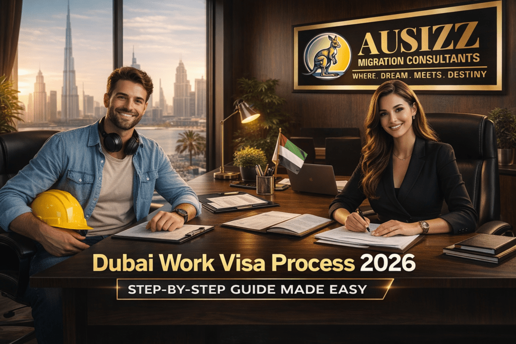 Dubai work visa process 2026 step-by-step guide for fast approval and online application
